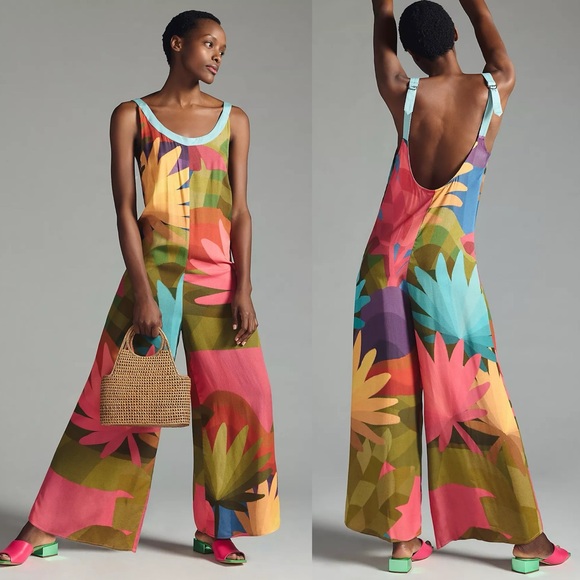 FARM Rio Pants - Farm Rio Carioca Winter Overalls